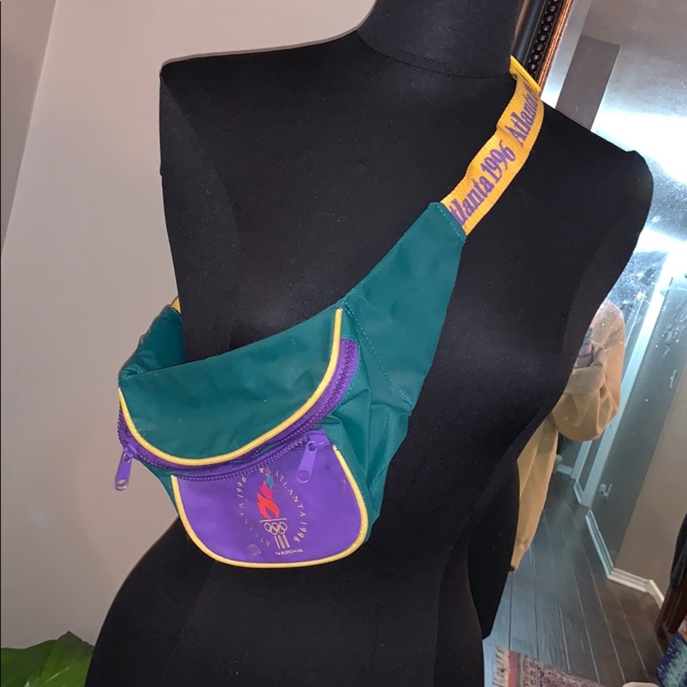 Cute Atlanta 1996 colorful fanny pack